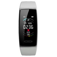 グリーンハウス コンパクト スマートウォッチ シルバー GH-SMWB-SV 1台