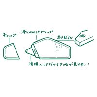 デザインフィル XS テープのり 5mm幅×8m巻 えんじ 35520006 1個