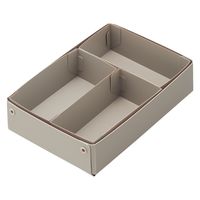 リヒトラブ Roomy 仕切りケース 小物収納 整理トレー 仕分け お薬ケース 組立式 A5 1/3 ブラック A798-24 1組