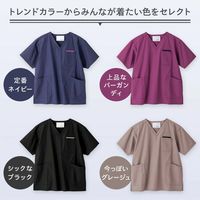 松吉医科器械 マツヨシ スクラブ トップス MY-NS0820GG グレージュL MY-NS0820GG(グレージュ) 1着（直送品）