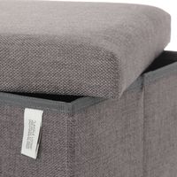 ストレージスツール（モノクロ）(W48cm) グレー LAKOLE/ラコレ