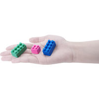 三洋堂 カラフルブロック消しゴム2 4394 1袋（50個）