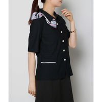 ボンマックス オーバーブラウス ブラック 15号 AJ0861 AJ0861-16-15G 1着（直送品）