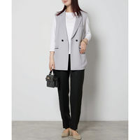 ボンマックス ロングベスト ライトグレイ M AO5803 AO5803-2-M 1着（直送品）