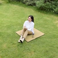 無印良品 耐水 キルティングレジャーシート ９０×９０ｃｍ 黒 良品計画