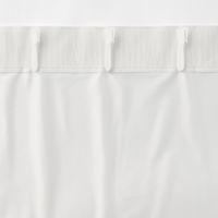 無印良品 花粉をキャッチし熱を通しにくいレースノンプリーツカーテン 幅１００×丈１０３ｃｍ用 オフ白 1セット（1枚×2）