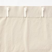 無印良品 綿洗いざらし平織ノンプリーツカーテン 幅１００×丈１０５ｃｍ用 オフ白 良品計画