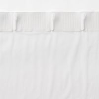 無印良品 綿ボイルノンプリーツレースカーテン 幅１００×丈１７６ｃｍ用 オフ白 1セット（1枚×2） 良品計画