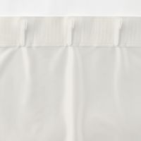 無印良品 熱を通しにくく透けにくいレースノンプリーツカーテン 幅１００×丈１７６ｃｍ用 オフ白 1セット（1枚×2） 良品計画