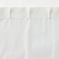 無印良品 防カビ ポリエステルノンプリーツレースカーテン 幅１００×丈１０３ｃｍ用 オフ白 1セット（1枚×2） 良品計画