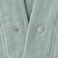 無印良品 ガーゼパイルバスガウン 男女兼用ＬーＸＬ ライトグリーン 良品計画