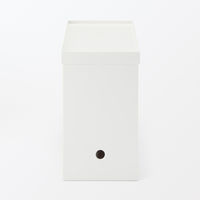 無印良品 再生ポリプロピレン入り ファイルボックス用フタ 幅１５ｃｍ用 ホワイトグレー 良品計画