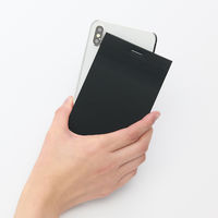 無印良品 切りはなせるメモ 方眼 黒 約８０×１４８ ｍｍ 1セット（1冊×2） 良品計画