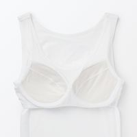 【レディース】無印良品 婦人 なめらかブラタンクトップ 婦人Ｍ 白 良品計画