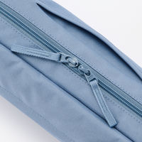 無印良品 背面ポケット付き 撥水ショルダーバッグ スモーキーブルー 良品計画