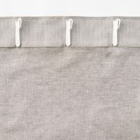 無印良品 麻平織ノンプリーツカーテン 幅１００×丈２００ｃｍ用 オフ白 良品計画