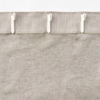 無印良品 麻平織ノンプリーツカーテン 幅１００×丈１３５ｃｍ用 ライトベージュ 良品計画