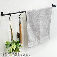 水上 FIRST PRO ステンレス タオルバー ブラック 600 TB-600-B 1個（直送品）