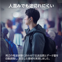 ワイヤレスイヤホン Bluetooth 無線 ノイズキャンセリング LDAC対応 ブラック LBT-TWS18BK エレコム 1個（直送品）