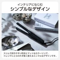 ストレート ヘアアイロン 13mm スリムプレート マイナスイオン ダブルヒーター ブラック TS368A-K テスコム 1個（直送品）