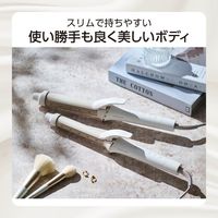 カール ヘアアイロン コテ 32mm ロングバレル シルクコーティング マイナスイオン ホワイト TM763A-W テスコム 1個（直送品）