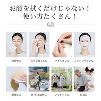 KAEI クレンジングタオル KO295 化粧メイク落とし 洗眼 ネイルオフ 旅行 1箱(60枚入x4個)（直送品）