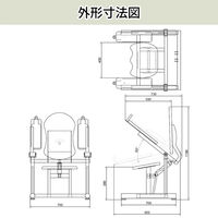 【軒先渡し】高田ベッド アブドミナル2 リハビリ運動療法 腹筋背筋 トレーニング ビニルレザースカイブルー TB-1221 1台（直送品）