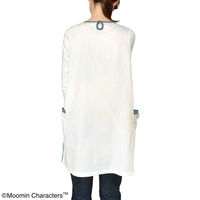 セントレディス ムーミンエプロン ブルーグリーン/アイボリー ST-IM0060 1枚