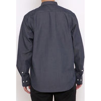 ボンマックス バンドカラー長袖シャツ ブラック 4L FB4571U FB4571U-16-4L 1着（直送品）