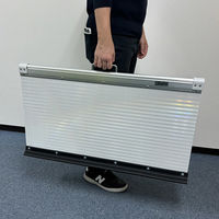 トレード 高輝度反射 折りたたみ看板 小 白 片面 017W45S_撮影禁止 197456 1個（直送品）