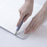 ユーザー 瞬間設置エアコンガード 室外機用カバー マグネット式 フリーカット仕様 YMAG-8340 1個