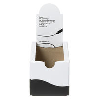 アスクル ホワイトボードマーカーくっきり 中字専用カートリッジ 黒 AS-WBKMC-01 1セット（30本：10本入×3箱） オリジナル