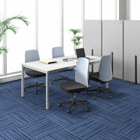 アール・エフ・ヤマカワ　配線ボックス付ミーティングテーブルII　幅1500×奥行750×高さ720mm　ホワイト　1台(2梱包)