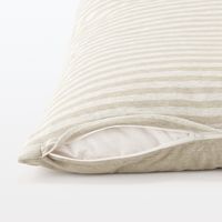 無印良品 綿天竺掛ふとんカバー ＳＤ １７０×２１０ｃｍ用 杢グレーボーダー 良品計画