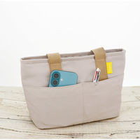 LIV PLUS 保冷バッグ ランチバッグ 4L ベージュ LVー0002 1個