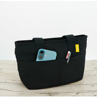 LIV PLUS 保冷バッグ ランチバッグ 4L ブラック LVー0001 1個