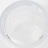 エンボスグラス クリア 1セット（1個×2） LAKOLE/ラコレ