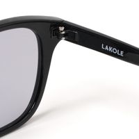 ウェリントンワイドサングラス ブラック LAKOLE/ラコレ
