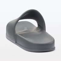 無印良品 一体成型 足なりサンダル ２４．５～２５．０ｃｍ チャコールグレー 良品計画