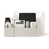 吉川国工業所 持ち運びができる収納ボックス インナーオーガナイザーS・L付き イエロー MBー02_Y 1セット（1個×3）