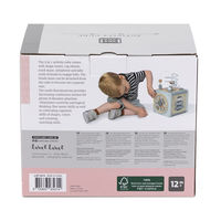 labellabel アクティビティキューブ ピンク 1個 エデュテ おもちゃ 12か月～