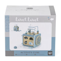 labellabel アクティビティキューブ ブルー 1個 エデュテ おもちゃ 12か月～