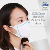 超快適マスク SMART COLOR（スマート カラー） パールホワイト ふつう 1袋（7枚入） ユニ・チャーム