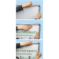 ポスターグリップスタンド看板 屋外用 B2片面ブラック (防水パック付) アームキャスターセット BOPGSK-B2KB-KSET 1台（直送品）