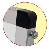 ブラックバリウススタンド看板 アルミ複合板 900×900両面 アームキャスターセット BVASKAP-900X900R-KSET 1台（直送品）