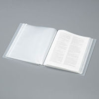 キングジム クリアーファイルタフル 20ポケット A4 透明 8152Tトウ 1冊（わけあり品）