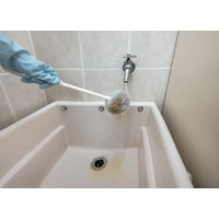 サンコー トイレブラシ 単品 DX 抗菌 サトミツ棒 1個 傷つきにくい 水だけで汚れが落とせる びっくりフレッシュ  BA-62