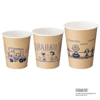サンナップ 未晒し紙コップ スヌーピー 205ml（7オンス） 1セット（60個：30個入×2袋） オリジナル