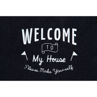 不二貿易 ファブリックボックススクエア デニム 32816 1個