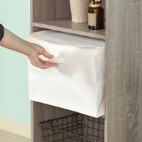 不二貿易 魅せる収納ボックス 蓋付 52865 1個